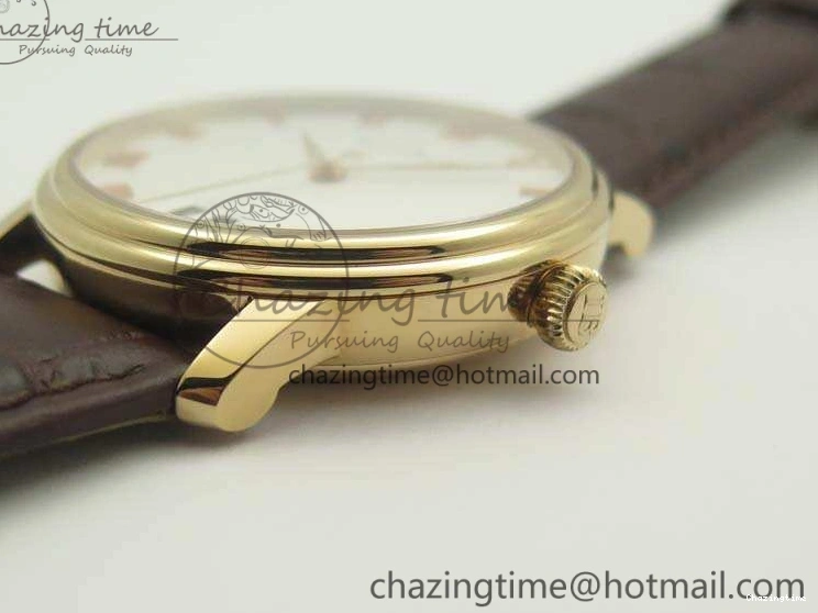 0519 Villeret 6669 RG HG 1:1 Best Edition White Dial On Leather Strap V UrbanStyle 8096